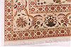 Tabriz Beige Hand Knotted 82 X 119 Area Rug 254-29228 Thumb 6