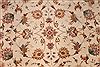 Tabriz Beige Hand Knotted 82 X 119  Area Rug 254-29228 Thumb 7