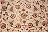 Tabriz Beige Hand Knotted 82 X 119 Area Rug 254-29228 Thumb 7