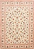 Tabriz Beige Hand Knotted 82 X 119  Area Rug 254-29228 Thumb 0