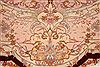 Tabriz Beige Oval Hand Knotted 84 X 123  Area Rug 254-29229 Thumb 1