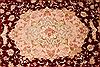 Tabriz Beige Oval Hand Knotted 84 X 123  Area Rug 254-29229 Thumb 5