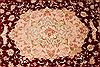 Tabriz Beige Oval Hand Knotted 84 X 123 Area Rug 254-29229 Thumb 5