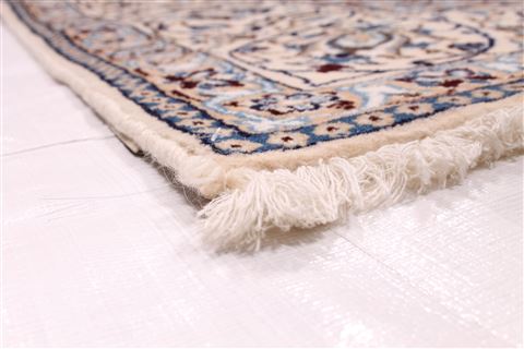 Nain Beige Hand Knotted 69 X 102 Area Rug 254-29230 Image 4