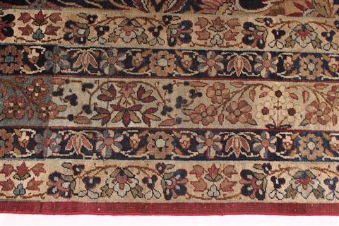 Kerman Beige Hand Knotted 81 X 118 Area Rug 254-29232 Image 1