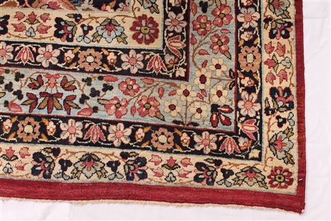 Kerman Beige Hand Knotted 81 X 118 Area Rug 254-29232 Image 7