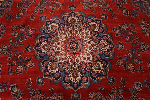 Sanandaj Blue Hand Knotted 88 X 120 Area Rug 254-29233 Image 7