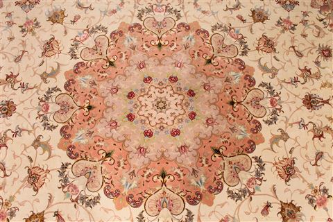 Tabriz Purple Hand Knotted 84 X 120 Area Rug 254-29234 Image 7