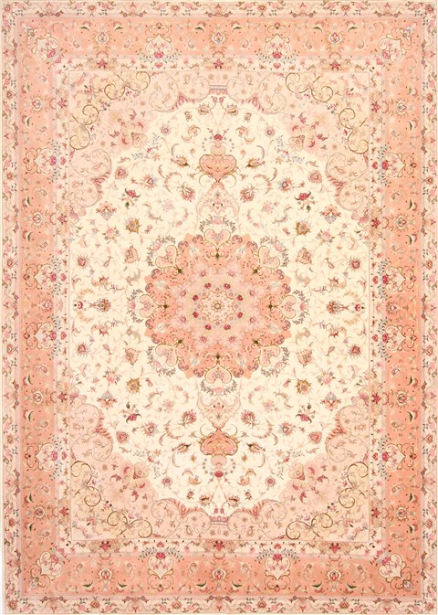 Tabriz Purple Hand Knotted 84 X 120 Area Rug 254-29234 Image 0