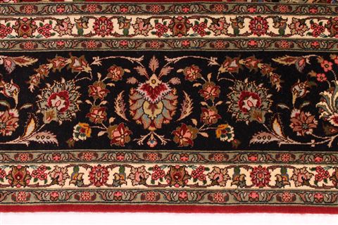 Tabriz Blue Hand Knotted 83 X 115 Area Rug 254-29235 Image 8