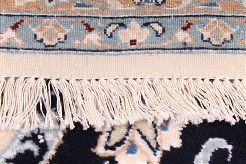 Nain Blue Hand Knotted 84 X 116 Area Rug 254-29237 Image 2