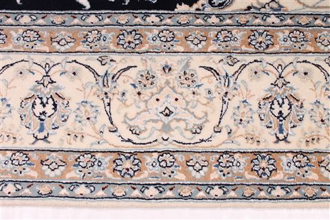 Nain Blue Hand Knotted 84 X 116 Area Rug 254-29237 Image 7