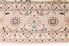 Tabriz Beige Hand Knotted 83 X 118  Area Rug 254-29240 Thumb 7