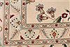 Tabriz Beige Hand Knotted 83 X 118  Area Rug 254-29240 Thumb 8