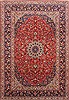 Isfahan Red Hand Knotted 85 X 122  Area Rug 254-29241 Thumb 0