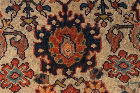 Bakhtiar Beige Hand Knotted 92 X 114 Area Rug 254-29243 Image 1