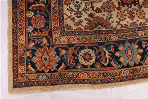 Bakhtiar Beige Hand Knotted 92 X 114 Area Rug 254-29243 Image 6
