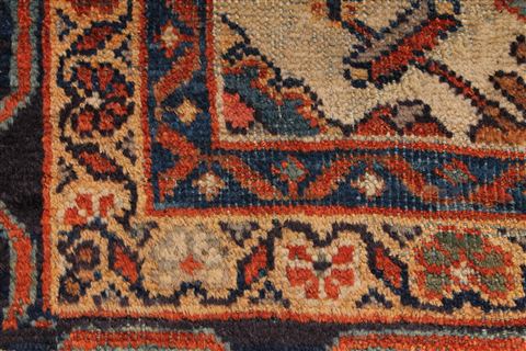 Bakhtiar Beige Hand Knotted 92 X 114 Area Rug 254-29243 Image 9