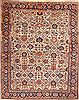 Bakhtiar Beige Hand Knotted 92 X 114 Area Rug 254-29243 Thumb 0