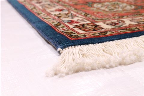 Tabriz Purple Hand Knotted 83 X 119 Area Rug 254-29245 Image 5