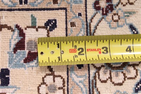 Nain Beige Hand Knotted 83 X 118 Area Rug 254-29246 Image 3