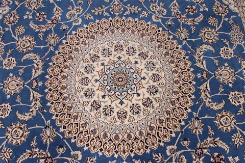 Nain Beige Hand Knotted 83 X 118 Area Rug 254-29246 Image 6
