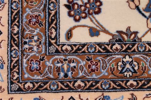 Nain White Hand Knotted 84 X 116 Area Rug 254-29249 Image 1