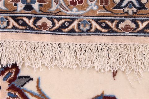 Nain White Hand Knotted 84 X 116 Area Rug 254-29249 Image 3