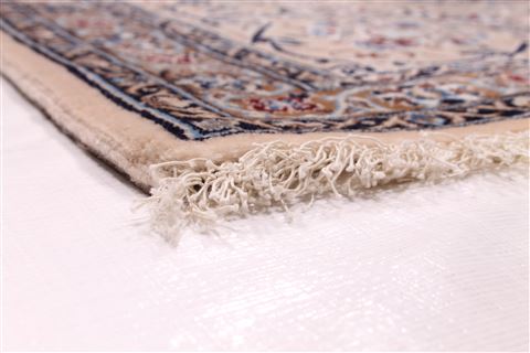 Nain White Hand Knotted 84 X 116 Area Rug 254-29249 Image 5