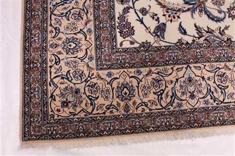 Nain White Hand Knotted 84 X 116 Area Rug 254-29249 Image 6