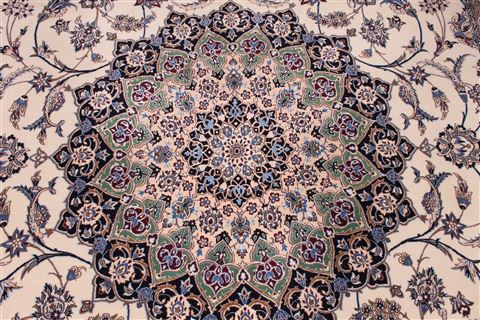 Nain White Hand Knotted 84 X 116 Area Rug 254-29249 Image 7