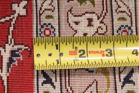 Tabriz Red Hand Knotted 84 X 117 Area Rug 254-29250 Image 3