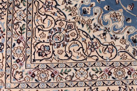 Nain Beige Hand Knotted 82 X 118 Area Rug 254-29252 Image 1