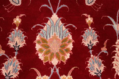 Tabriz Beige Hand Knotted 82 X 1110  Area Rug 254-29255 Image 1