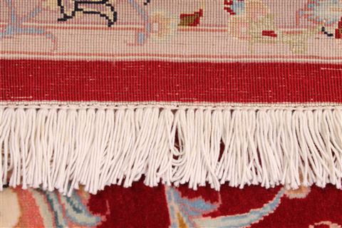 Tabriz Beige Hand Knotted 82 X 1110  Area Rug 254-29255 Image 2