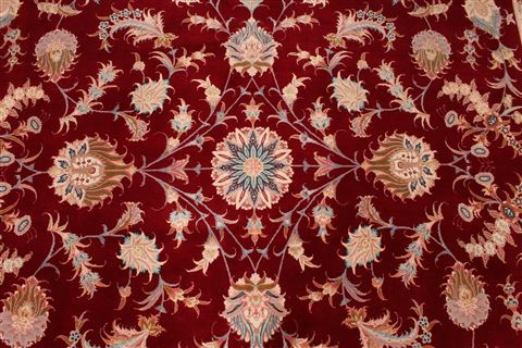 Tabriz Beige Hand Knotted 82 X 1110  Area Rug 254-29255 Image 7