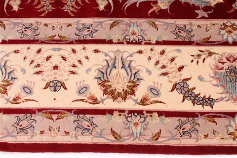 Tabriz Beige Hand Knotted 82 X 1110  Area Rug 254-29255 Image 8