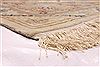 Tabriz Beige Hand Knotted 113 X 159 Area Rug 254-29257 Thumb 4