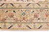 Tabriz Beige Hand Knotted 113 X 159 Area Rug 254-29257 Thumb 7