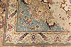 Tabriz Beige Hand Knotted 113 X 159 Area Rug 254-29257 Thumb 8