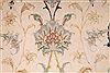 Tabriz Beige Hand Knotted 113 X 159 Area Rug 254-29257 Thumb 9