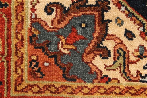 Serapi Beige Hand Knotted 27 X 42 Area Rug 250-29258 Image 1