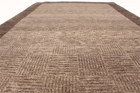 Gabbeh Grey Hand Knotted 27 X 310 Area Rug 250-29261 Image 2