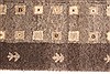 Gabbeh Grey Hand Knotted 26 X 310  Area Rug 250-29262 Thumb 1
