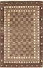 Gabbeh Grey Hand Knotted 26 X 310  Area Rug 250-29262 Thumb 0