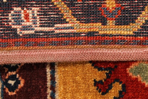 Gabbeh Multicolor Hand Knotted 27 X 311 Area Rug 250-29263 Image 5