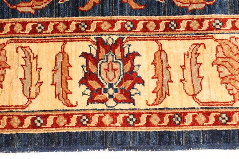 Pishavar Beige Hand Knotted 64 X 149 Area Rug 250-29264 Image 5