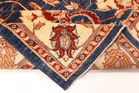 Pishavar Beige Hand Knotted 64 X 149 Area Rug 250-29264 Image 8
