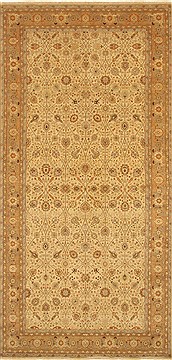 Haji Jalili Beige Hand Knotted 6'0" X 12'4"  Area Rug 250-29267