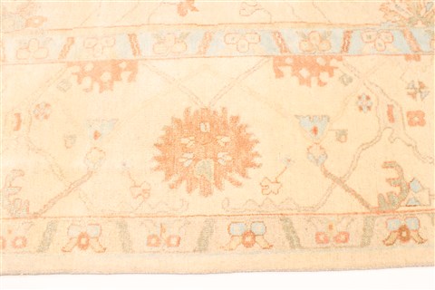 Oushak Beige Hand Knotted 1111 X 153 Area Rug 250-29268 Image 4